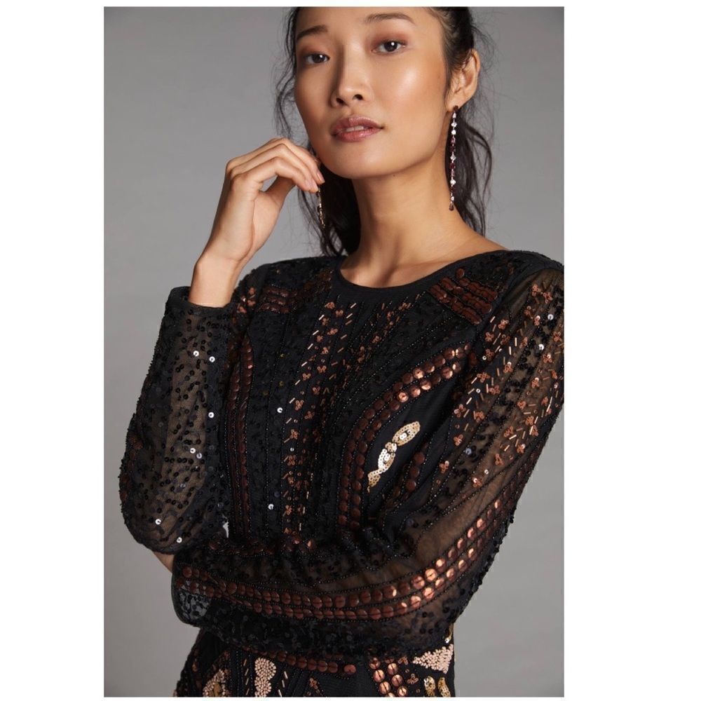 Let Me Be Beaded Mini Dress - Picture 4 of 10